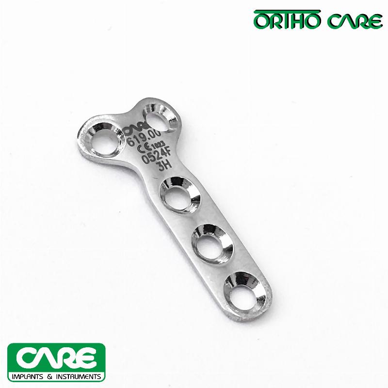 Пластина міні Т подібна під гвинти Ø 2,0 мм